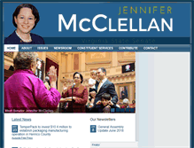 Tablet Screenshot of jennifermcclellan.com